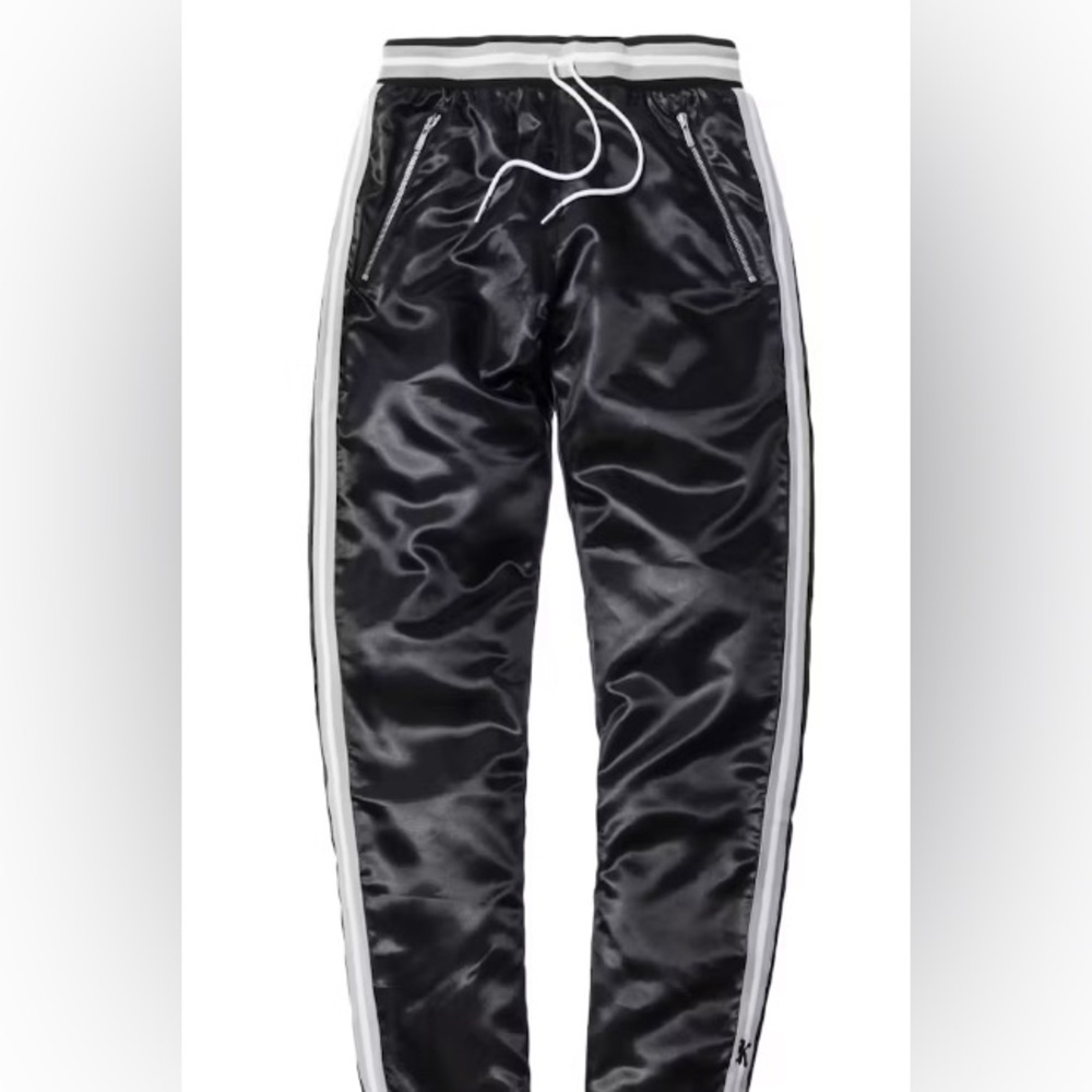Kith x Mitchell & Ness Satin Warm-Up Pants - XL